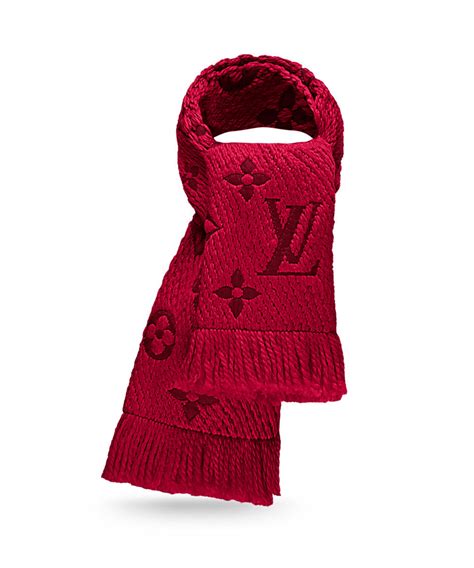 louis vuitton logo shawl cashmere red|Louis Vuitton scarves for women.